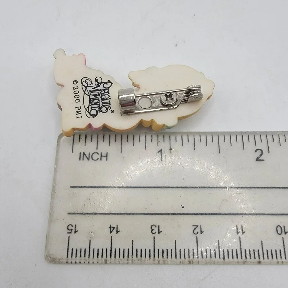 2000 PMI PRECIOUS MOMENTS MOTHER LADY‎ MISSY JEWELRY  CERAMIC BROOCH PIN MOM